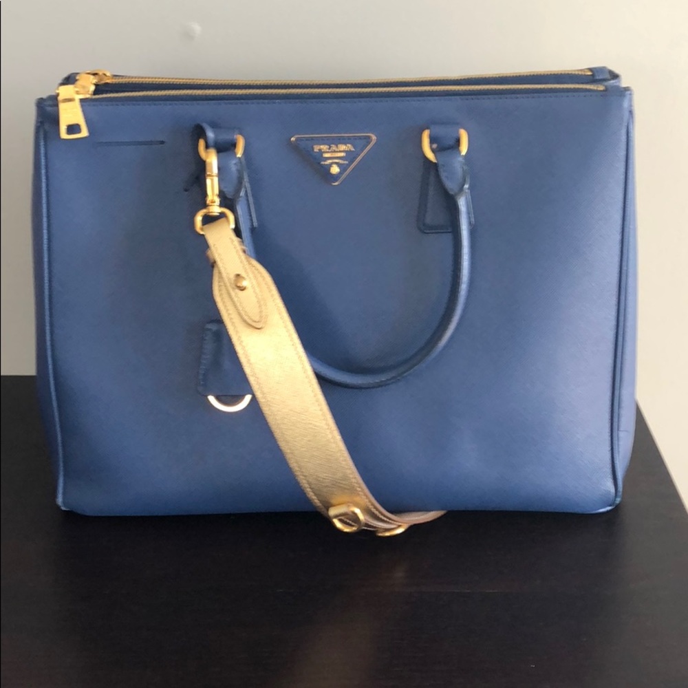 Prada bag in a gorgeous blue 100% authentic